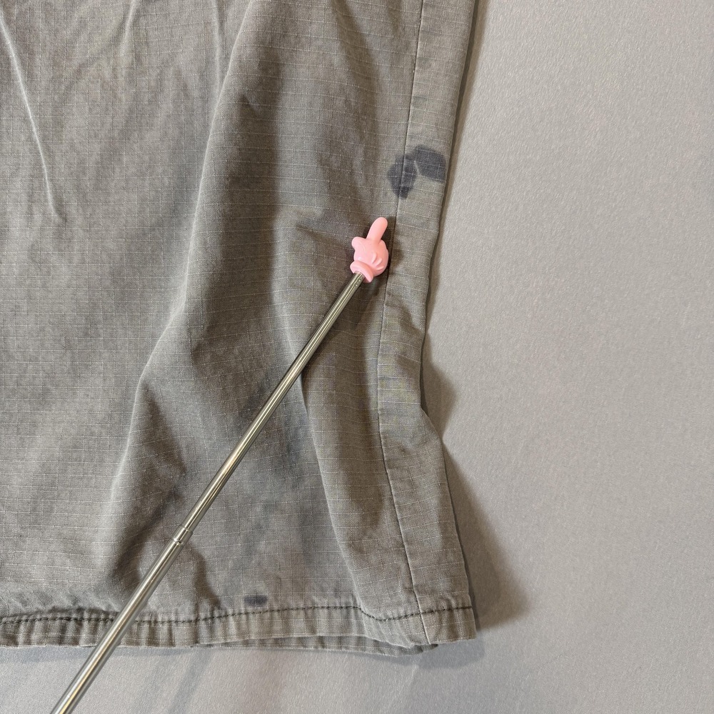Enyce Shorts Mens 42 Gray Chino Relaxed Fit Casual Long Pockets Streetwear - Picture 7 of 7